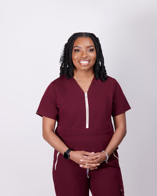 Stella Burgundy Top